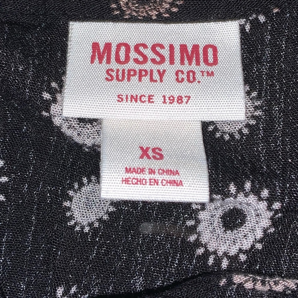 Long Sleeve Black Peplum Top - Picture 3 of 3